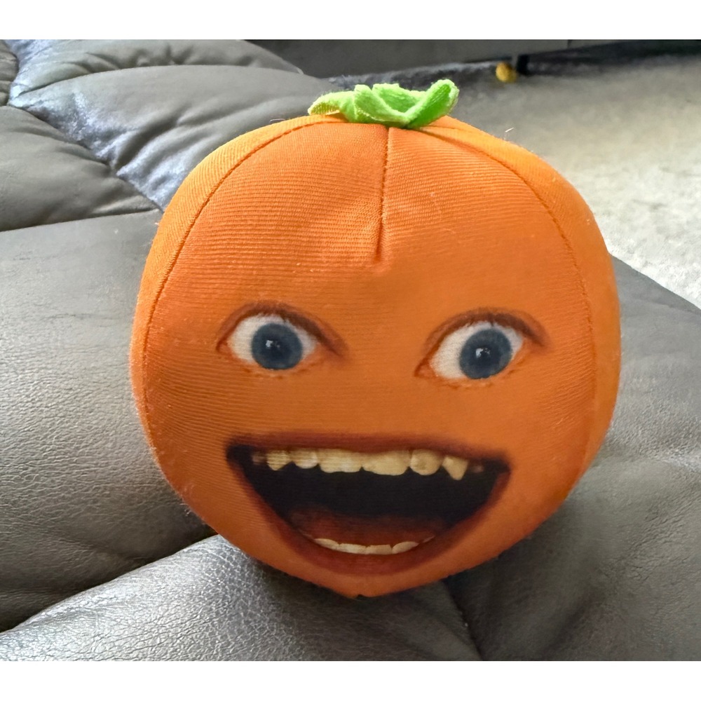 Nanco Annoying Orange Plush Toy 2012 YouTube Meme Character Stuffed Animal talk